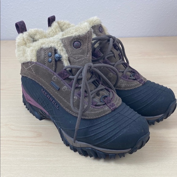 Merrell Isotherm mid Waterproof and Insulated Lace up Snow Boot size 8.5 - Picture 1 of 10